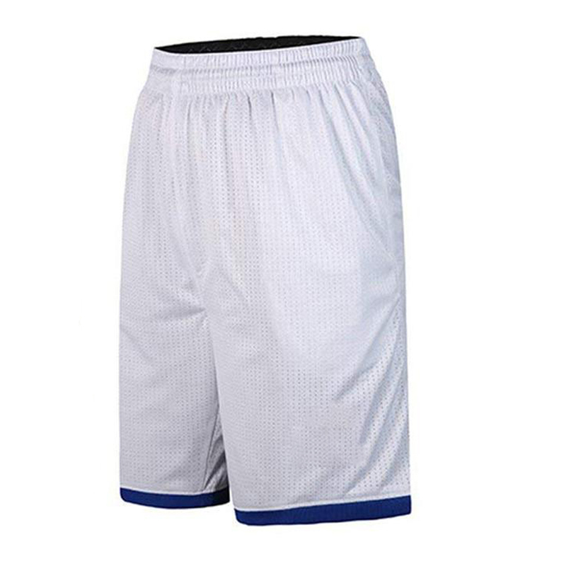 Breathable White Basketball Uniform