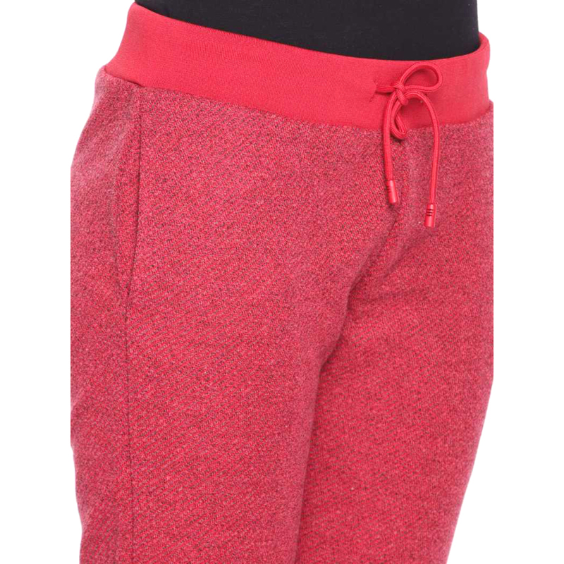 Solid Red Track Pants