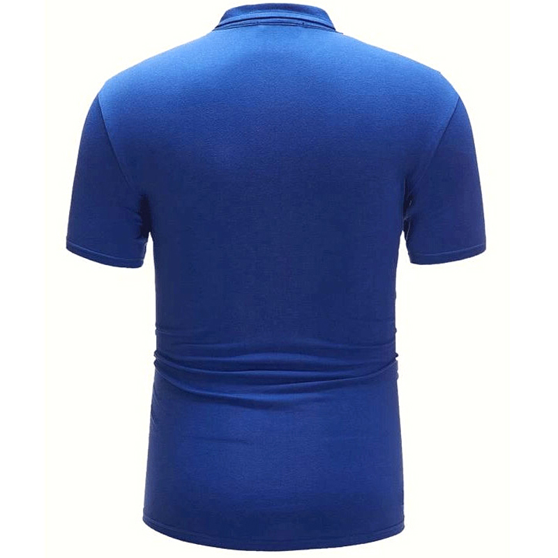 Solid Blue Polo Shirt
